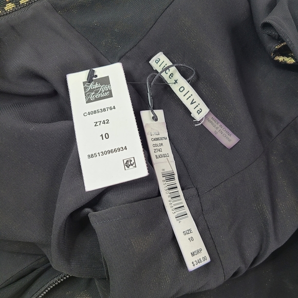 ALICE & OLIVIA Embroidered Wilcox Mini Dress - Picture 5 of 6